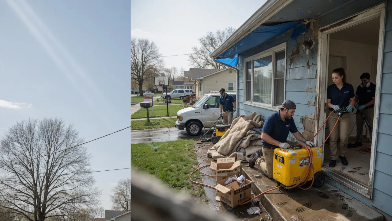 Basement Flood Cleanup in Amherst Junction, WI near me